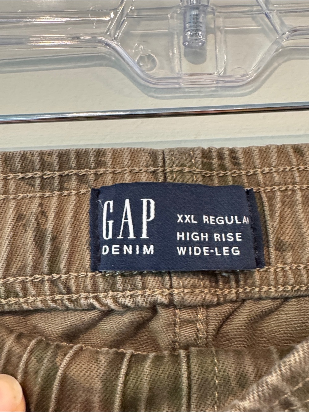 GAP Factory Camo Drawstring High Rise Pants - Picture 5 of 8